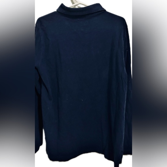 Crewcuts boys navy blue long sleeved polo shirt Size 6-7 - Picture 2 of 5